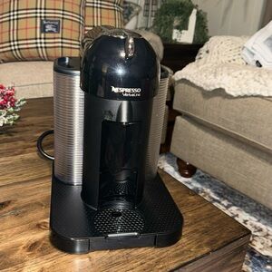 Nespresso Vertuo Line Glossy Black Coffee Maker and Espresso Maker